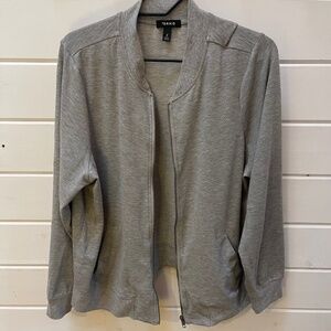 Gray Zip up Sporty Jacket